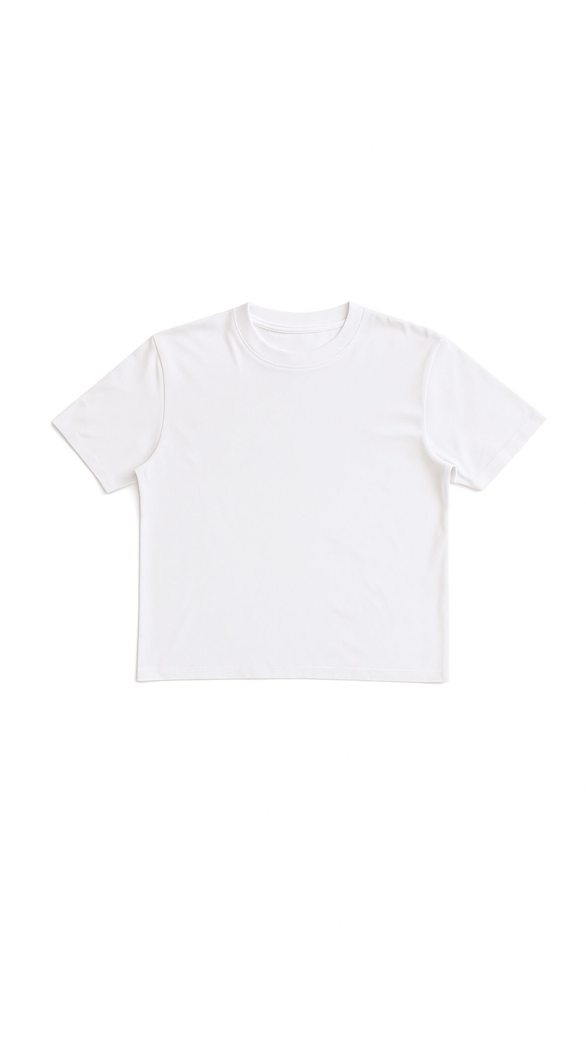 white tee.